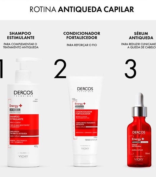DERCOS Shampoo Estimulante Antiqueda Energy+ 400g